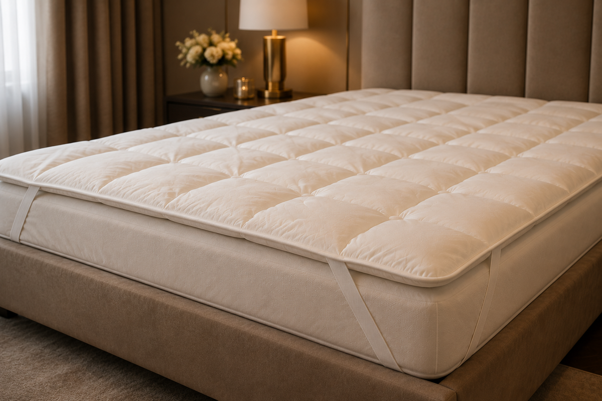 SURMATELAS MICROGEL MOELLEUX (COINS ÉLASTIQUÉS)